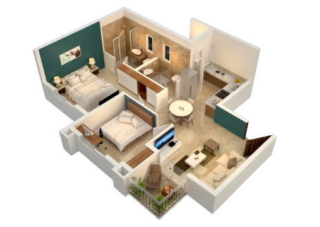 1 BHK Plan